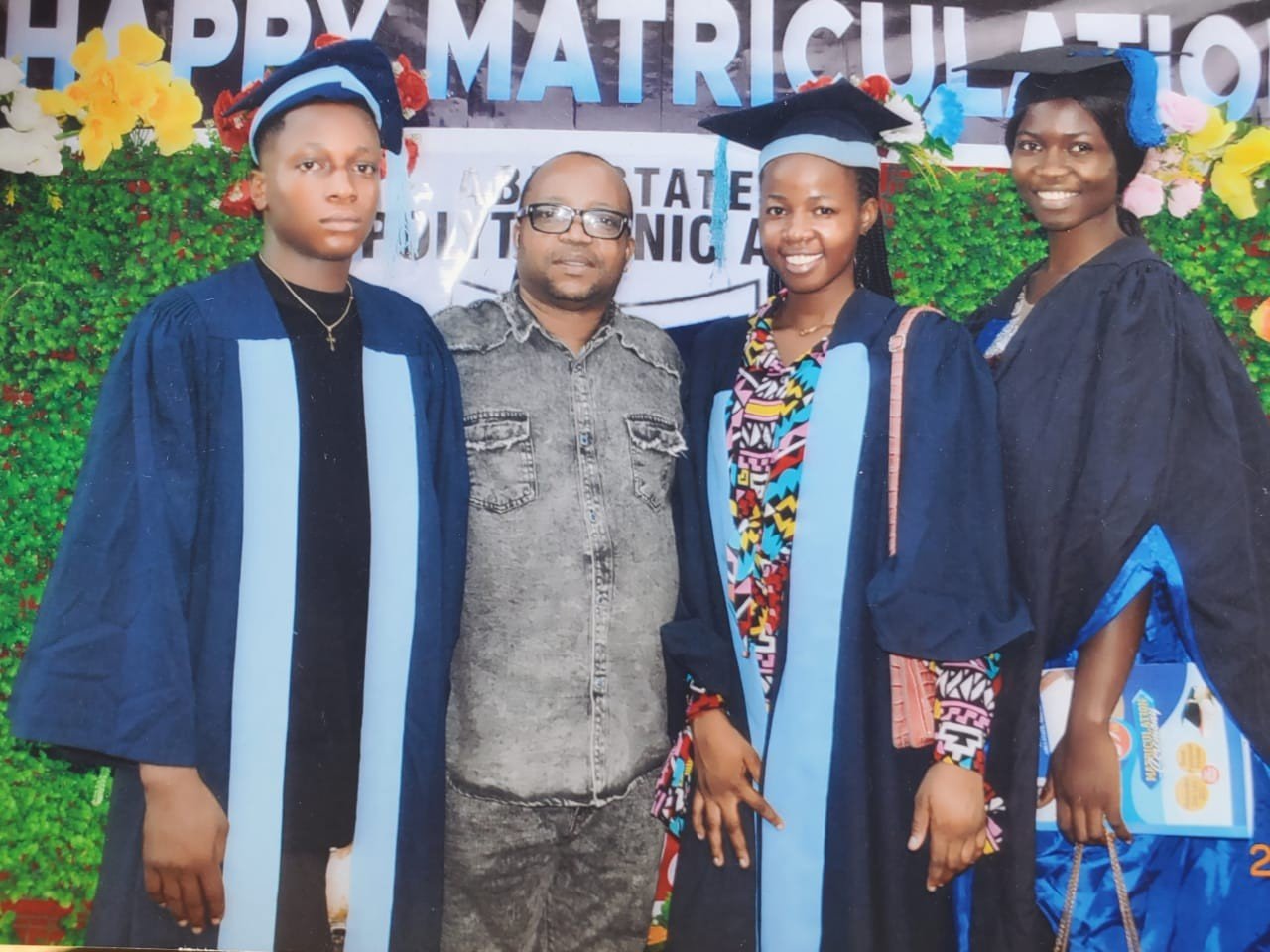 Scholarship beneficiaries at matriculation